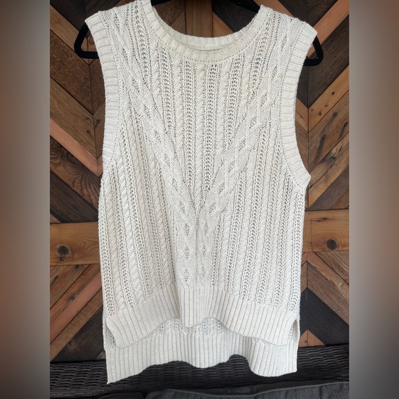 Rachel Zoe Crochet Vest Size Large - Picture 1 of 7
